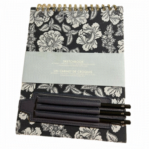 Chapter’s indigo beautiful sketch book pencil set, BNWT